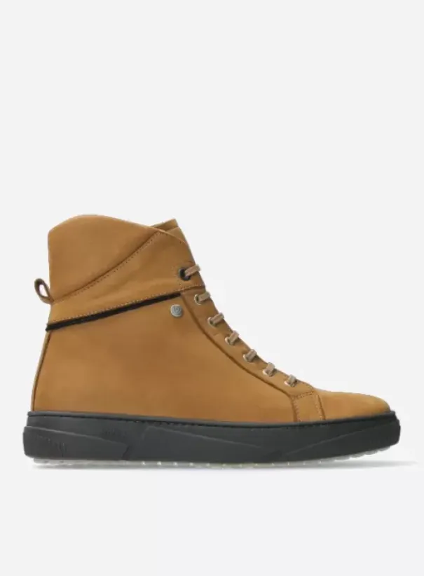 Veterschoenen|Wolky Wheel camel nubuck