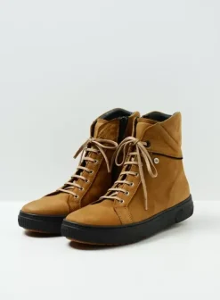 Veterschoenen|Wolky Wheel camel nubuck