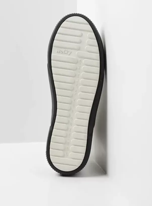 Veterschoenen|Wolky Wheel Vegan zwart nylon