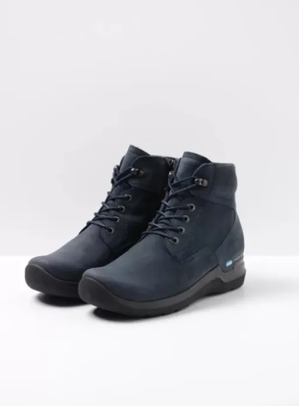 Hallux Valgus|Wandelschoenen|Wolky Whynot HV blauw nubuck