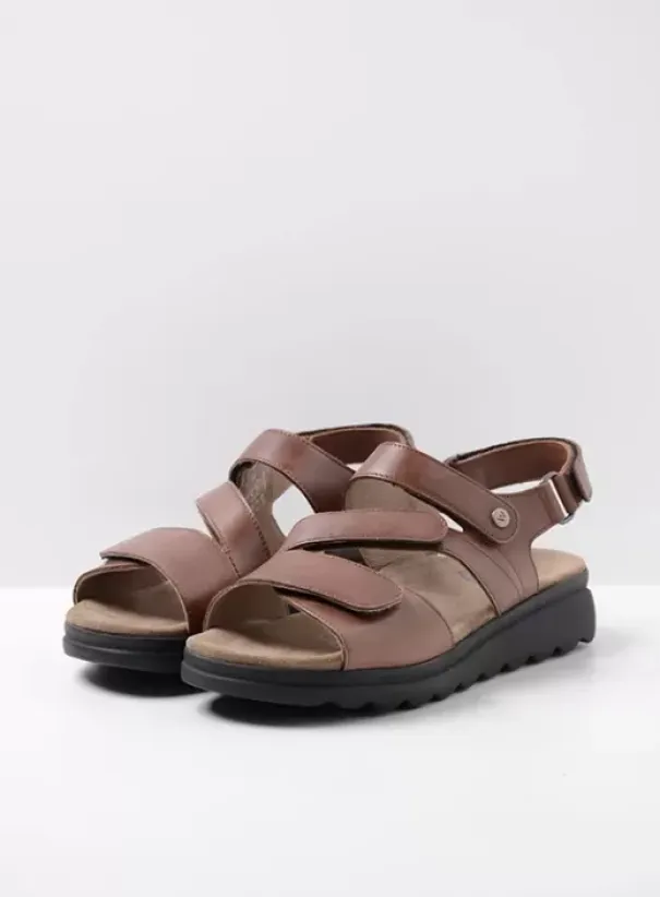 Sandalen|Voorjaar/zomer|Wolky Yard cognac leer