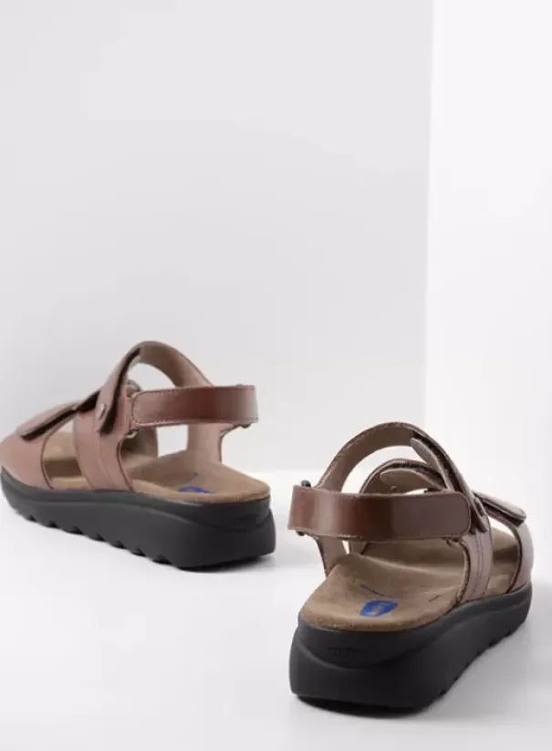 Sandalen|Voorjaar/zomer|Wolky Yard cognac leer