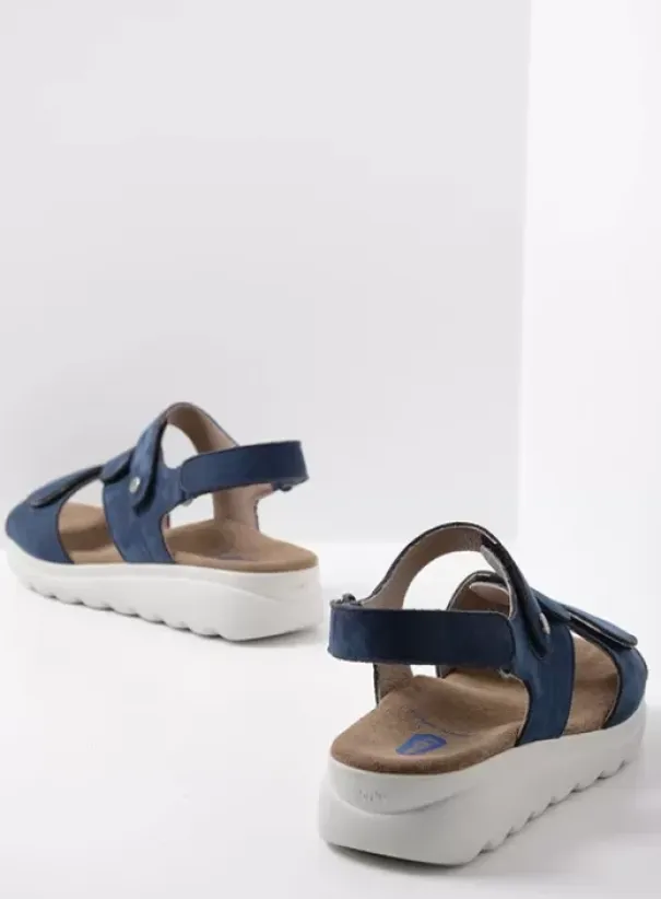 Sandalen|Voorjaar/zomer|Wolky Yard denim nubuck