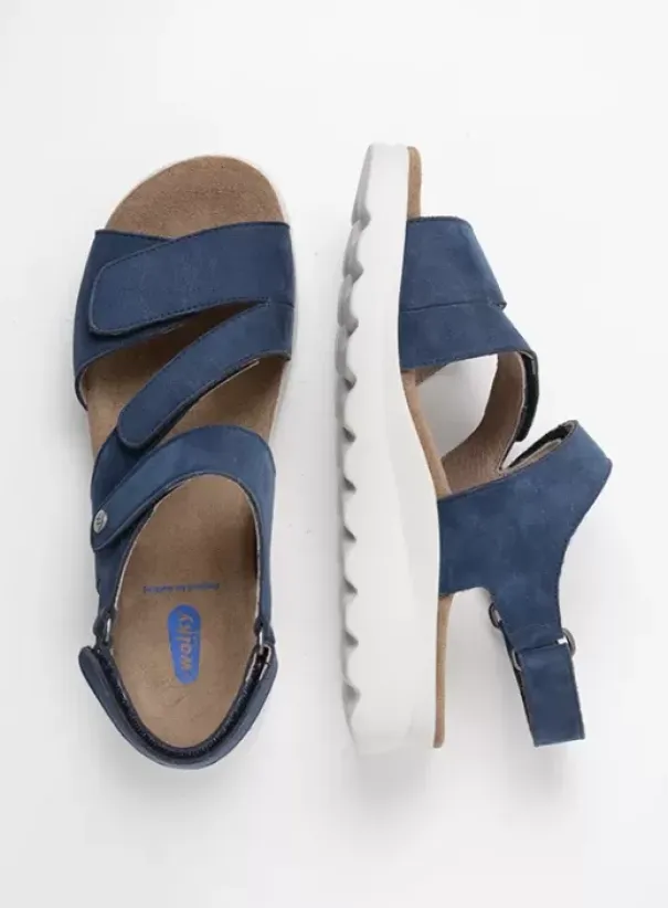 Sandalen|Voorjaar/zomer|Wolky Yard denim nubuck