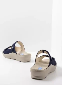 Slippers|Voorjaar/zomer|Wolky Zaandam denim nubuck
