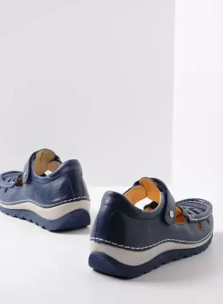 Voorjaar/zomer|Wolky Zambezi blauw leer