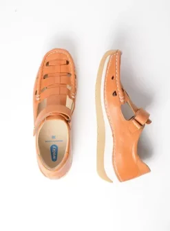 Voorjaar/zomer|Wolky Zambezi oranje leer