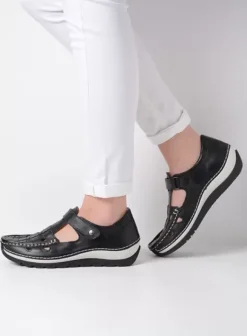 Voorjaar/zomer|Wolky Zambezi zwart leer