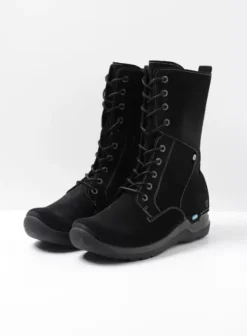 Hielspoor|Wandelschoenen|Wolky Zigzag zwart suede