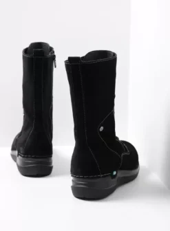 Hielspoor|Wandelschoenen|Wolky Zigzag zwart suede