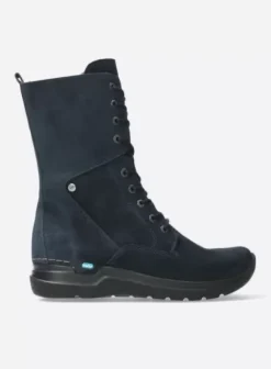 Hielspoor|Wandelschoenen|Wolky Zigzag blauw suede